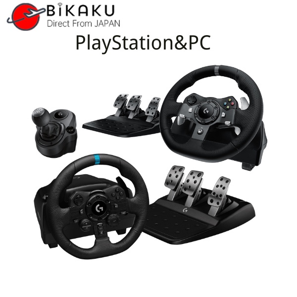  Logitech G923 Racing Wheel and Pedals for PS 5, PS4