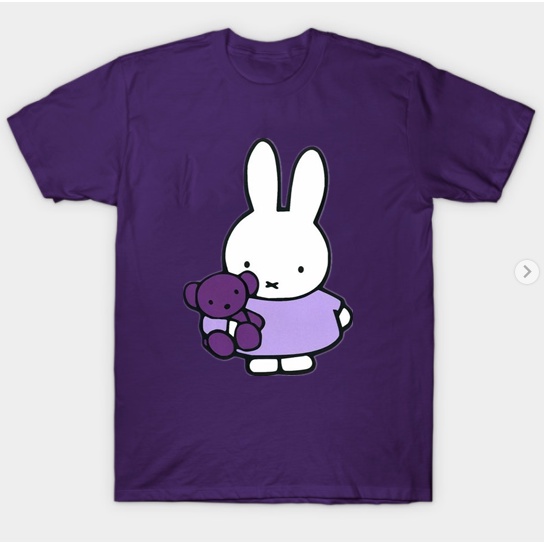 Animated TV Miffy Rabbit graphic T-Shirt for men | Shopee Singapore