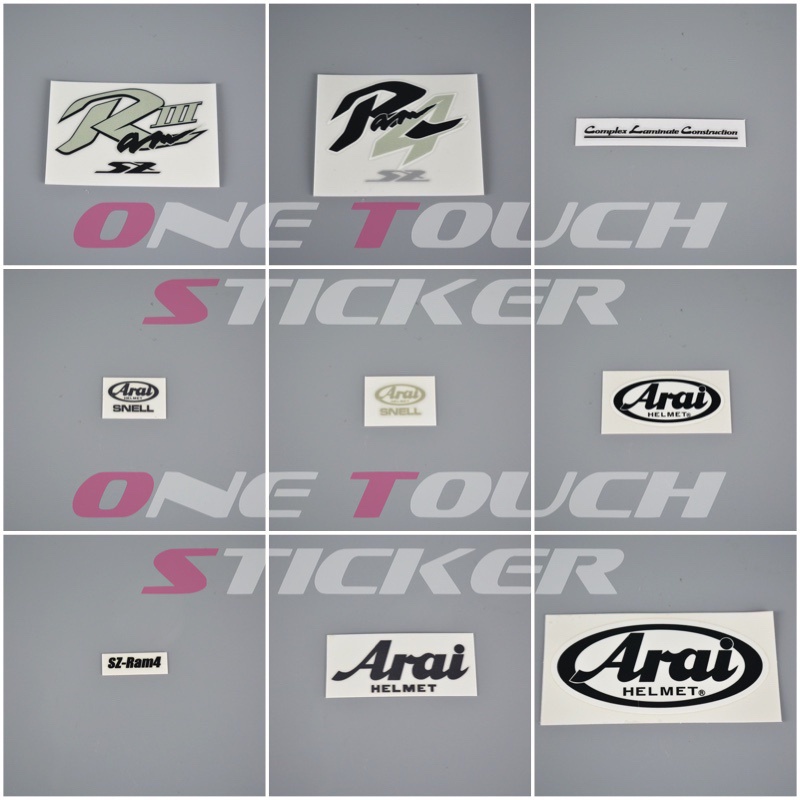 SNELL RAM3 RAM4 VZ RAM SNELL CLC JAPAN SIRIM LOGO STICKER DECAL ...