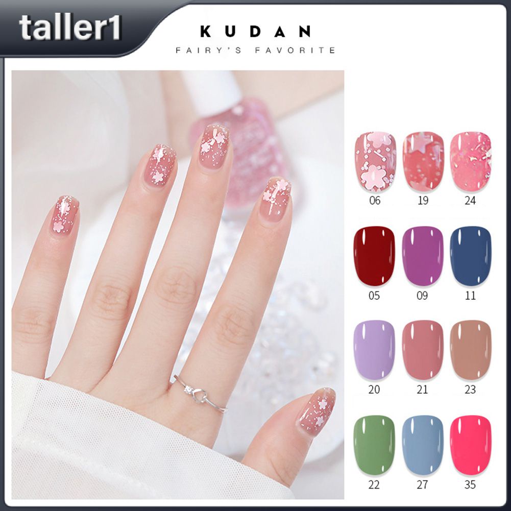 KUDAN waterbased nail polish 10ml nobake longlasting fast students