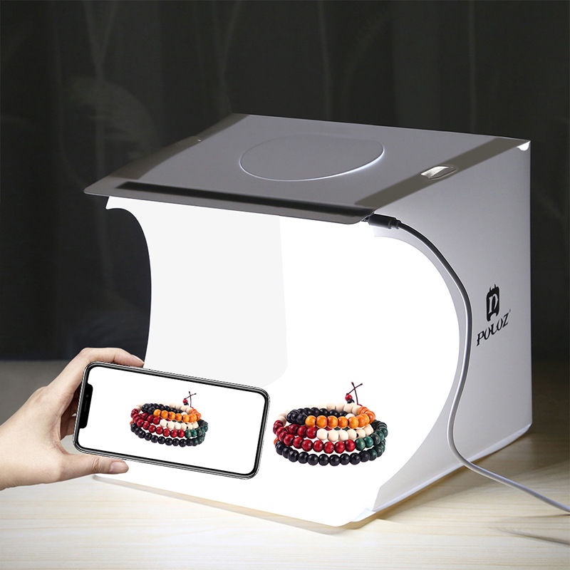 Studio Portable Photo Studio Foldable LED Light Bar Mobile Phone Photo ...