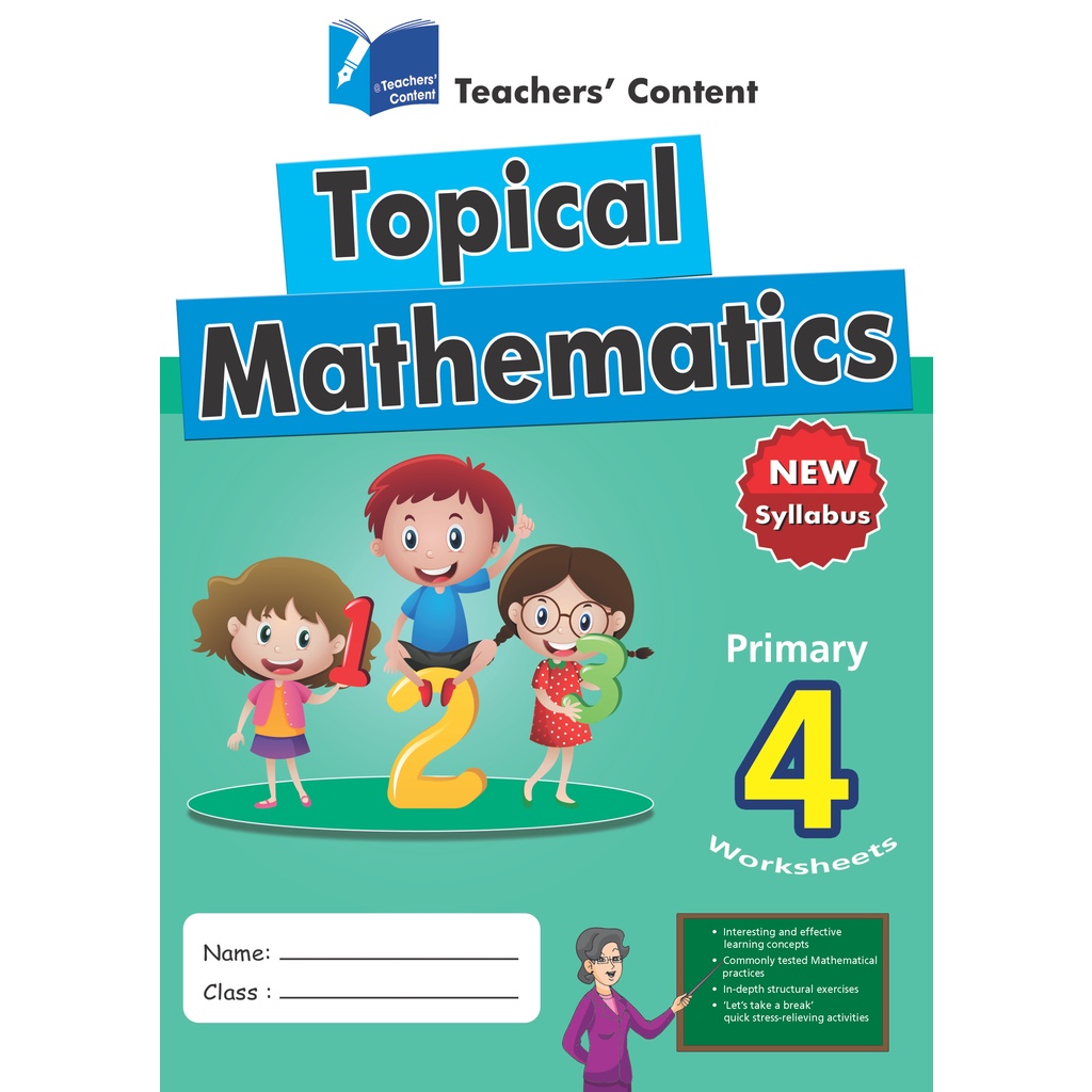 Primary 4 Teachers' Content Topical Maths Worksheets | Shopee Singapore