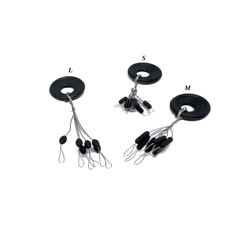 Stopper Batang Float Orca Pancing Warna Hitam 1 bungkus isi10 - Gambar 2