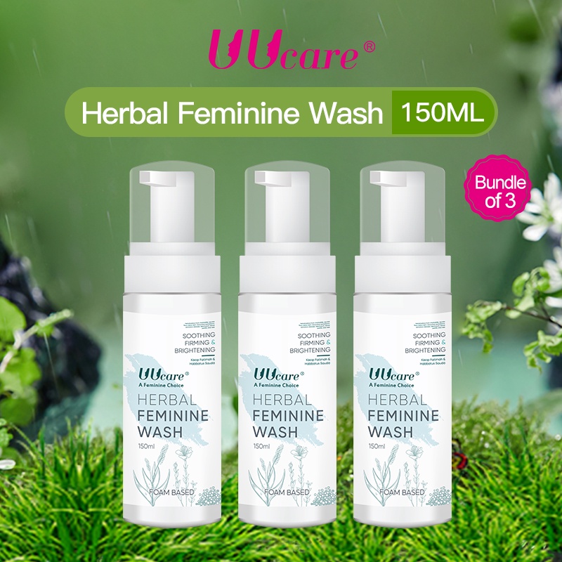 UUcare Herbs Extract Intimate Wash Feminine Wash 150ml Foam Antiitch