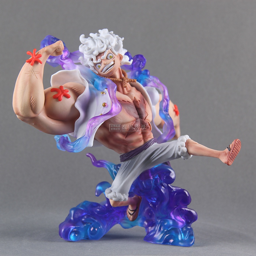 20cm One Piece Figure Nika Luffy Gear 5 Joy Boy Action Figures Statue ...