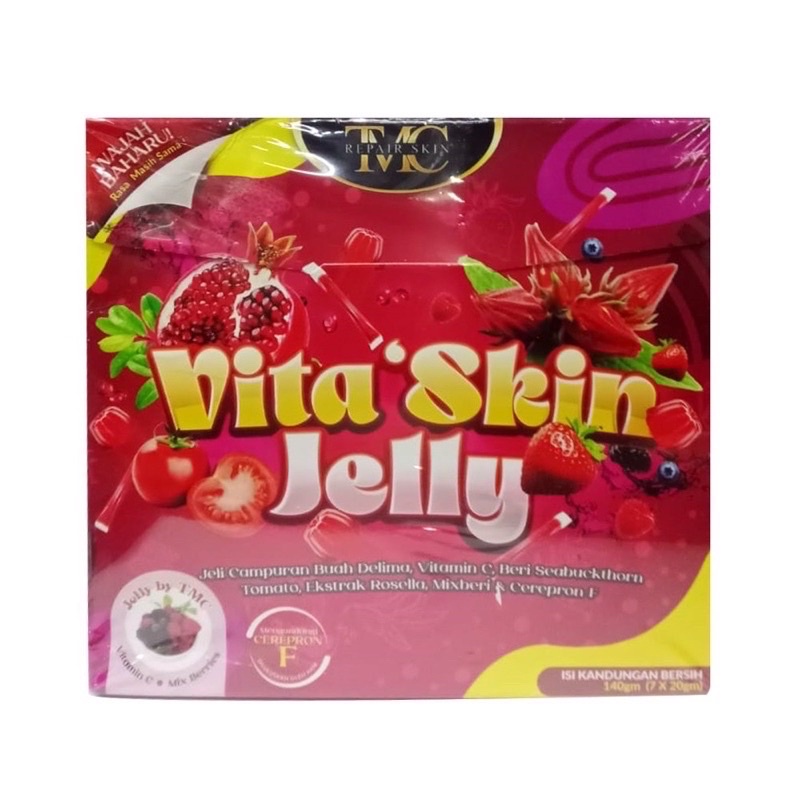 ? original vita skin jelly tmc lemony apple pro flush detox tmc, fibre'life tmc , jelly geboo tmc