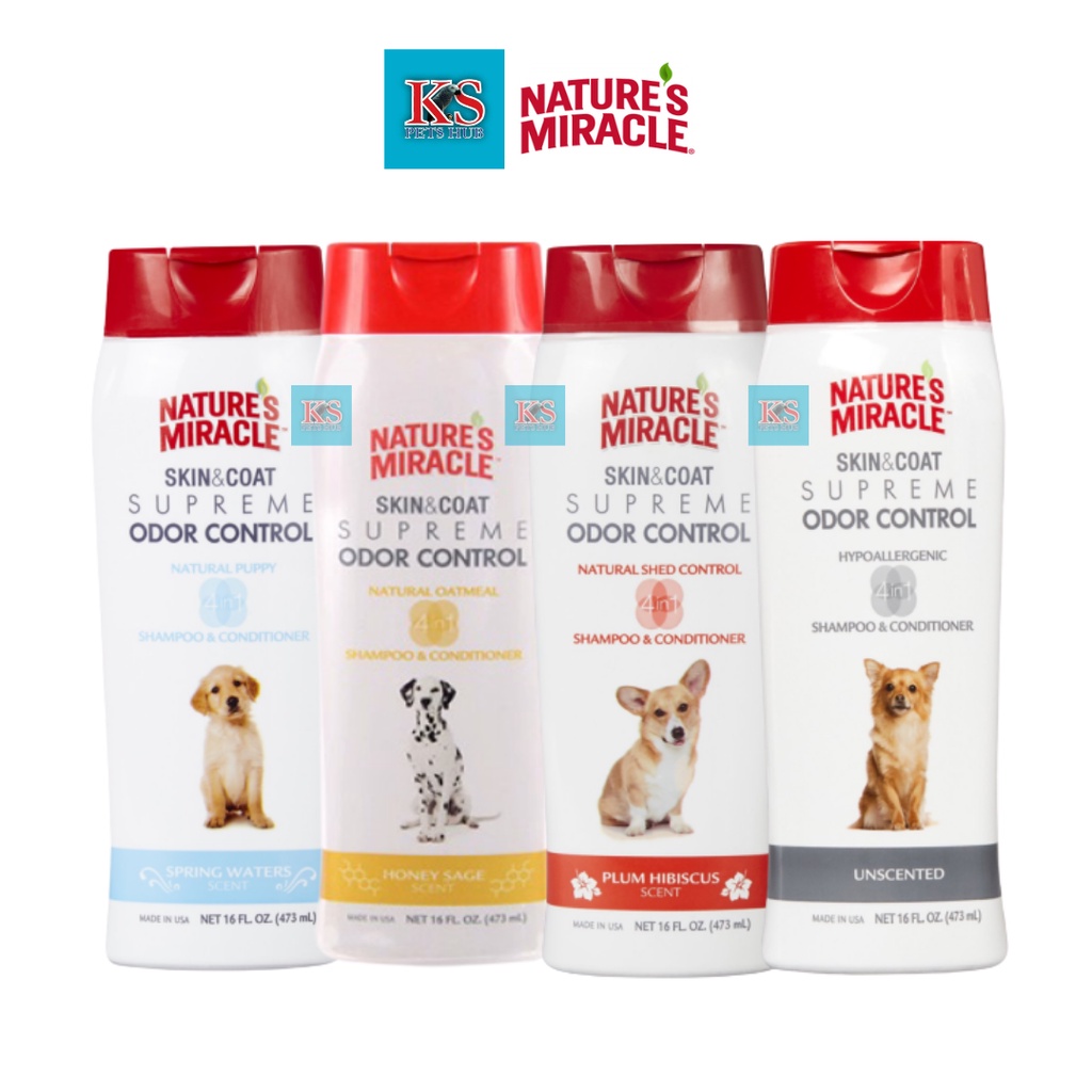 Nature's Miracle Skin & Coat Supreme Odor Control Shampoo & Conditioner