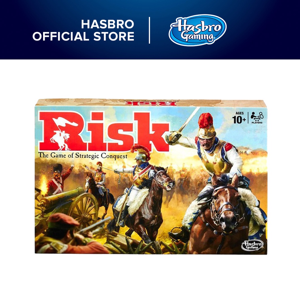 Hasbro Gaming Risk Game Strategy Board Game Updated Figures Improved ...