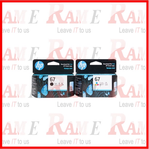 ORIGINAL] HP 67 / 67XL / 67XXL Black Tri-color Ink Cartridge