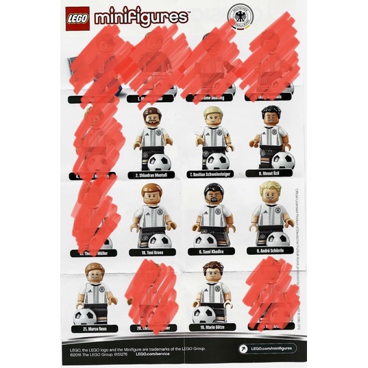 Lego german football sales team