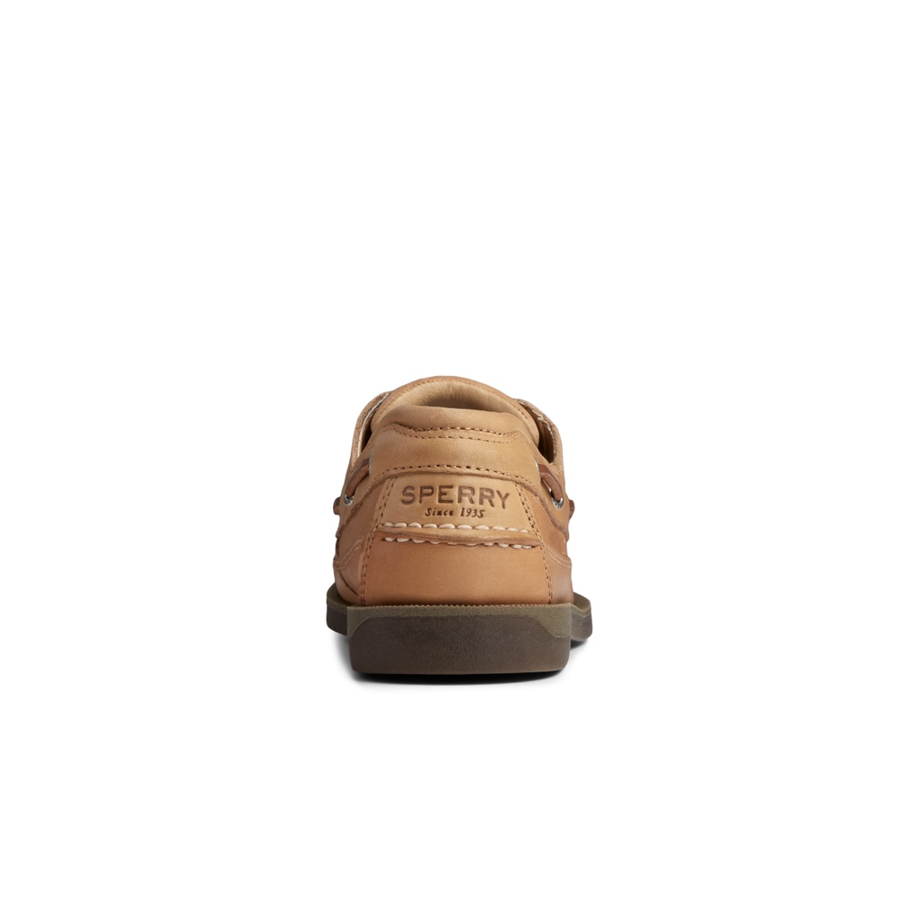Sperry Men s Mako Canoe Moc 2 Eye Boat Shoe Oat 0764043 Contains Pig Lining Shopee Singapore