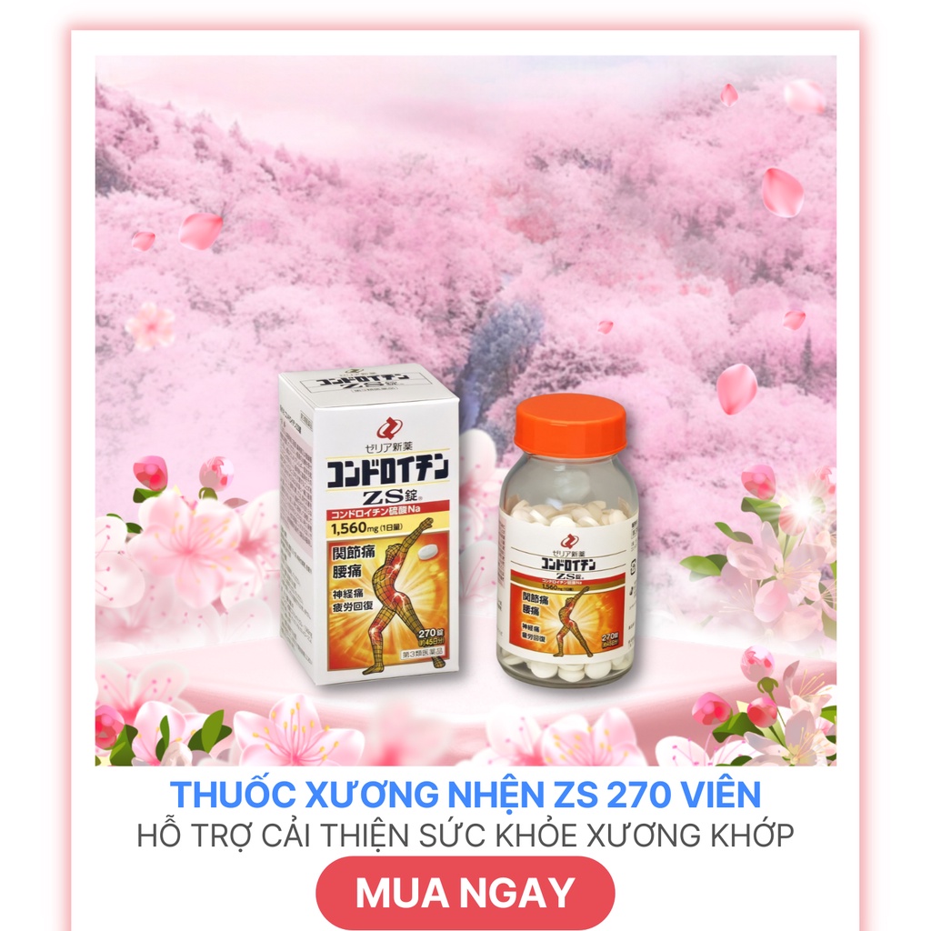 Zs Chondroitin Japanese Bone And Joint Tonic 1560mg (Box Of 270 Tablets