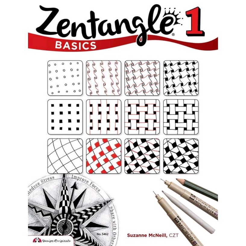 Art // Zentangle Basics, Expanded Workbook Edition A Creative Art Form ...