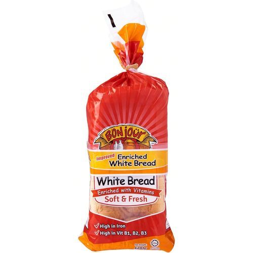 Bonjour Enriched White Bread 600g Shopee Singapore