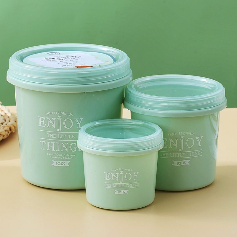 CaTalina 3 Pcs Plastic Storage Set Tempat Wadah Penyimpanan Makanan - Gambar 4