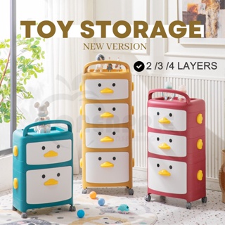 cute cartoon design plastic drawer cabinet