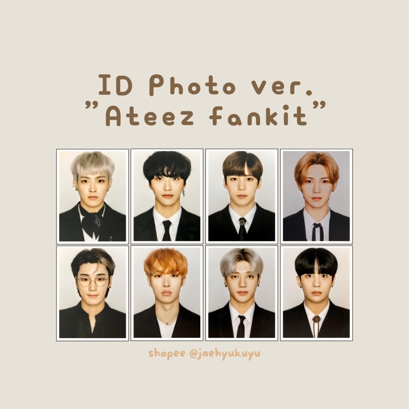 NEW] ATEEZ ID Photo Passport Set | NACIFIC Baby Pic Season's