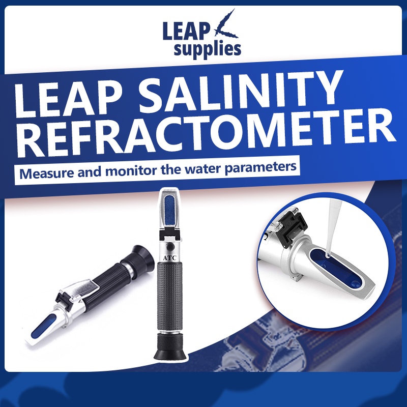 LEAP Salinity Refractometer Hydrometer Marine Fish Tank Salt Meter