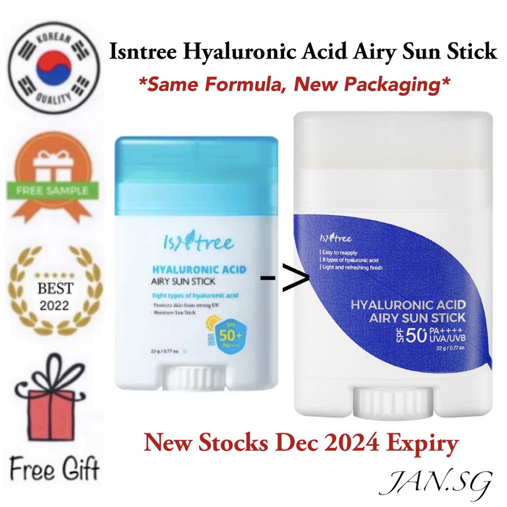 Isntree Hyaluronic Acid Airy Sun Stick Spf50 Pa 22g Isntree Sunstick Shopee Singapore 3208