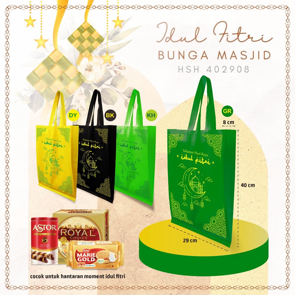 Alena Spunbond Bag For Eid Al-Fitr Goodie Bag For Eid Al-Fitr Eid Al ...