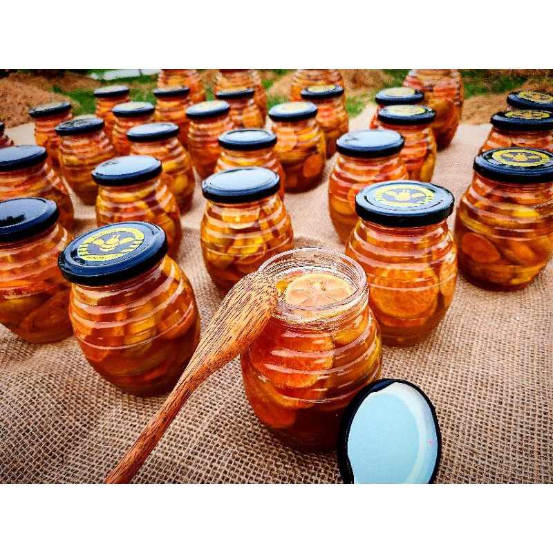 Peach Lemon Soaked Honey Sugar Alum 350ml Shopee Singapore