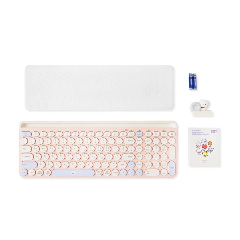 BT21 MININI RJ Royche Multi popular Pairing Wireless Keyboard - Jin