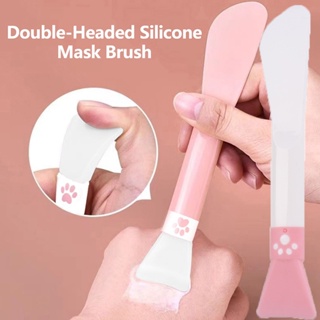 2 Pcs Silicone Face Mask Brush,Mask Beauty Tool Soft Silicone Facial Mud