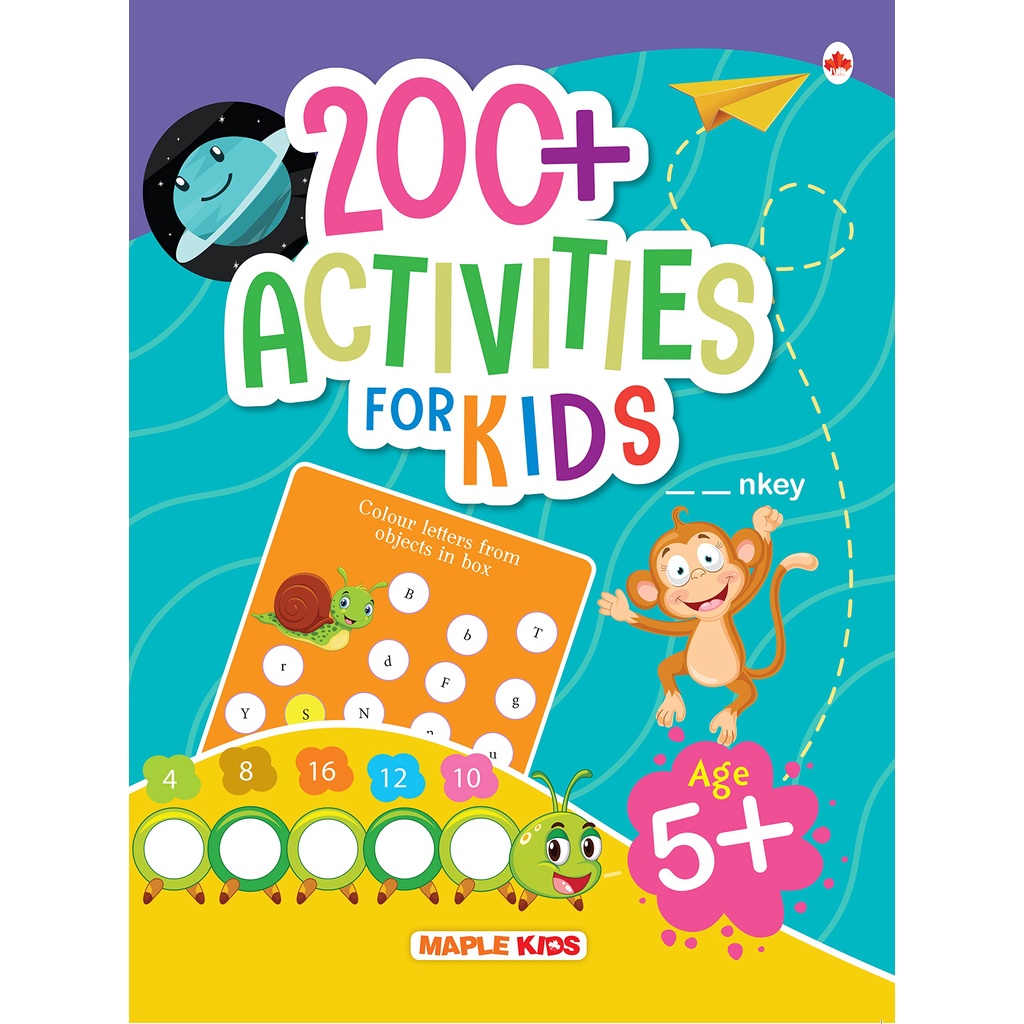 Activity Book/Brain Activity Book for Kids - 200+ Activities Age 5 /Age ...