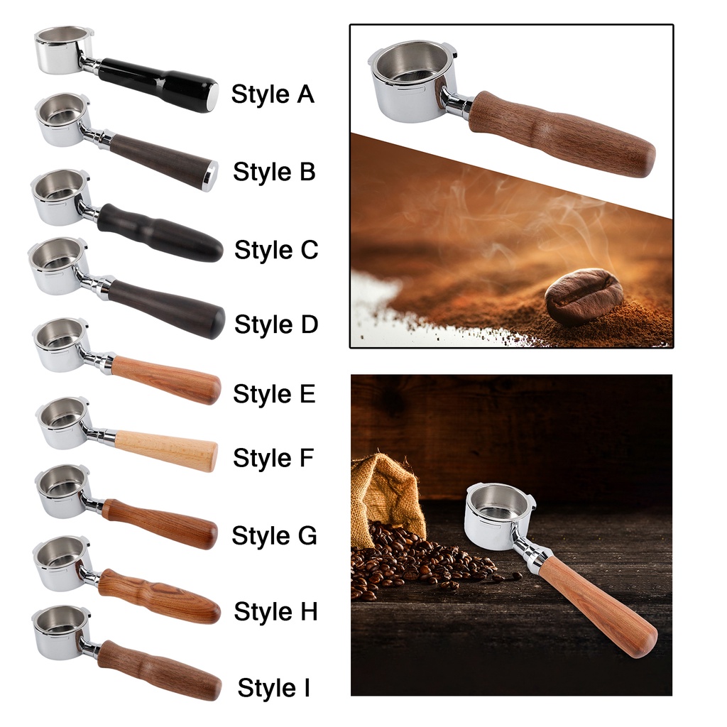 【Simplelove】For Delonghi EC680/685 Stainless Steel Double Mouth Wood