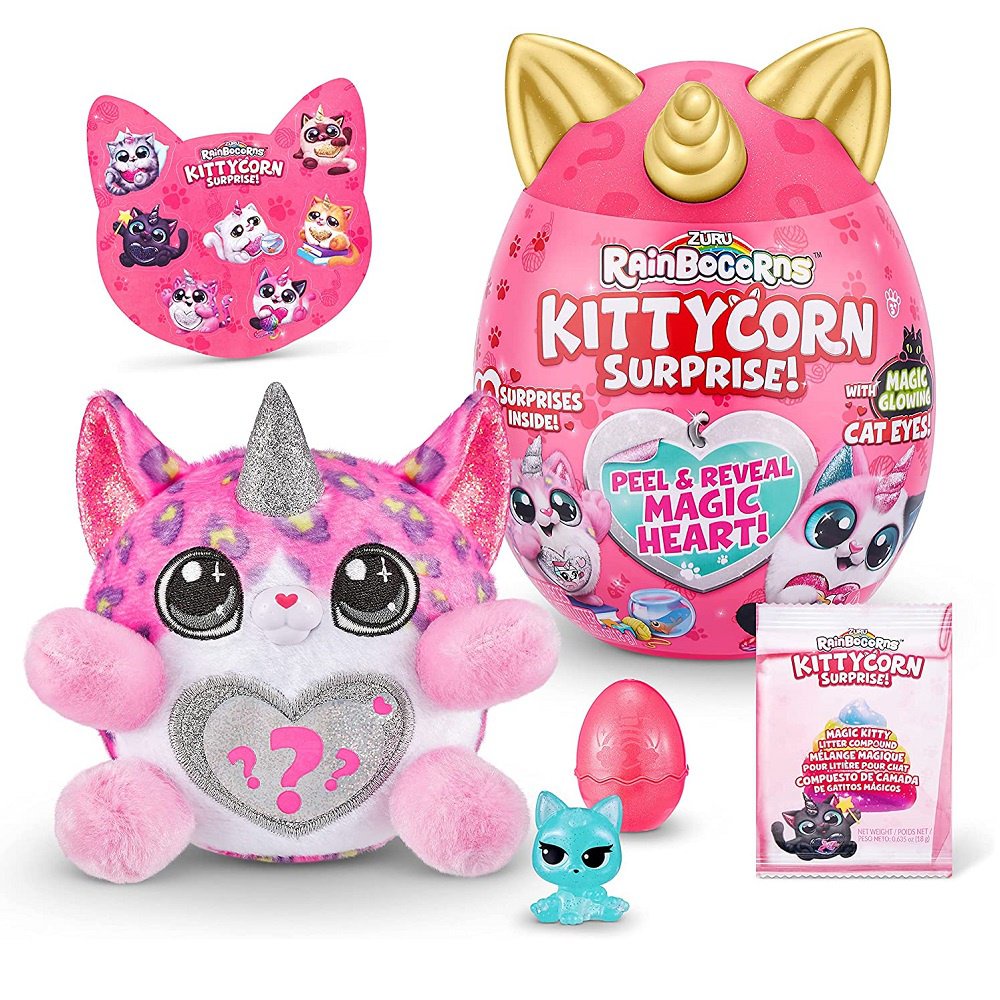 ZURU Rainbocorns Kittycorn Surprise Series 1 ZURU, Collectible Plush ...