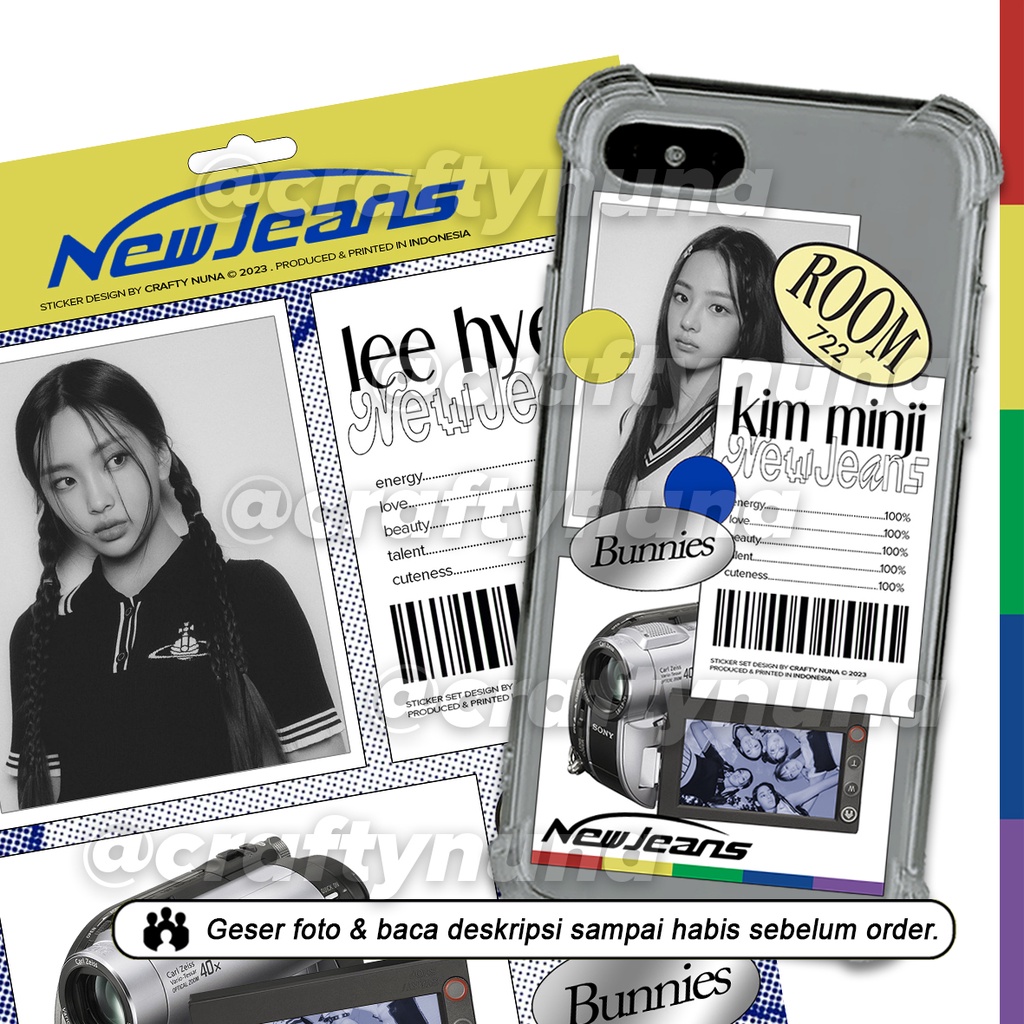 NewJeans NJZ essential シール NewJeans Get Up Decorative Sticker Pack – LINE FRIENDS_US