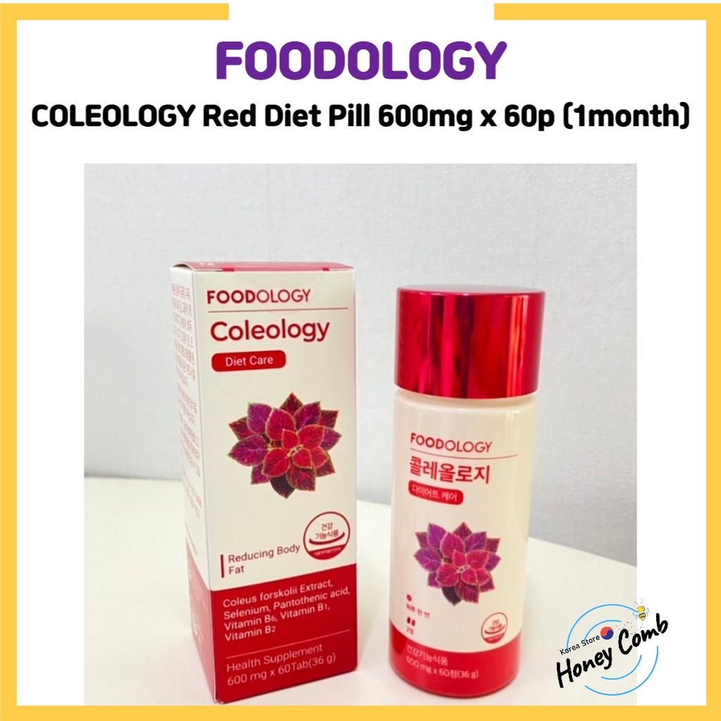 [FOODOLOGY] COLEOLOGY Red Diet Pill 600mg x 60p/Fat Reducing/Slimming