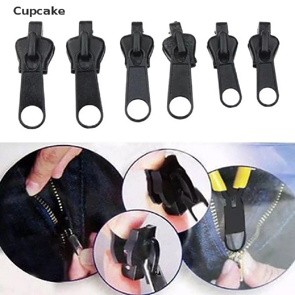 [CKE] 6Pcs Instant Zipper Universal Instant Fix Zipper Repair Kit