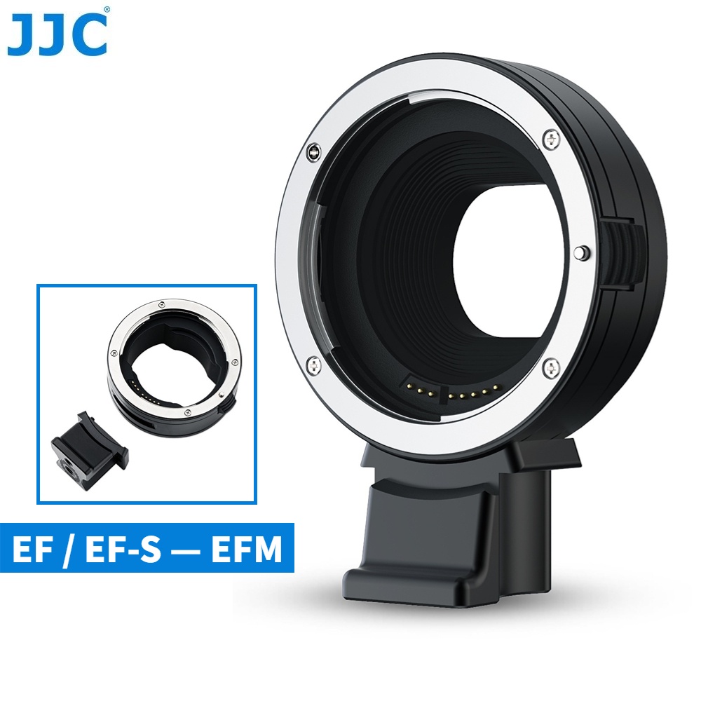 JJC FEOS M Auto Focus Camera Lens Adapter for Attaching Canon EF EFS