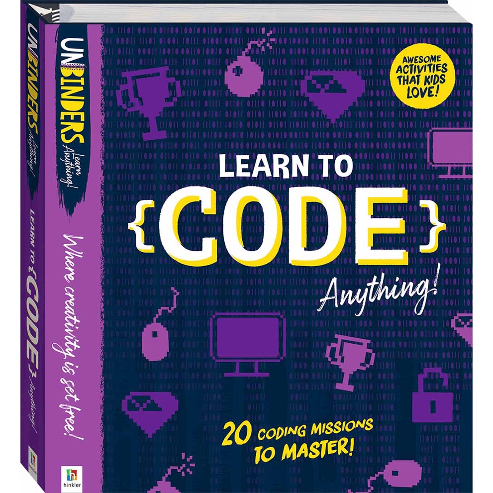 Learn to Code Anything - 8 Popular Books in 1 Binder Book - Age 8 and ...