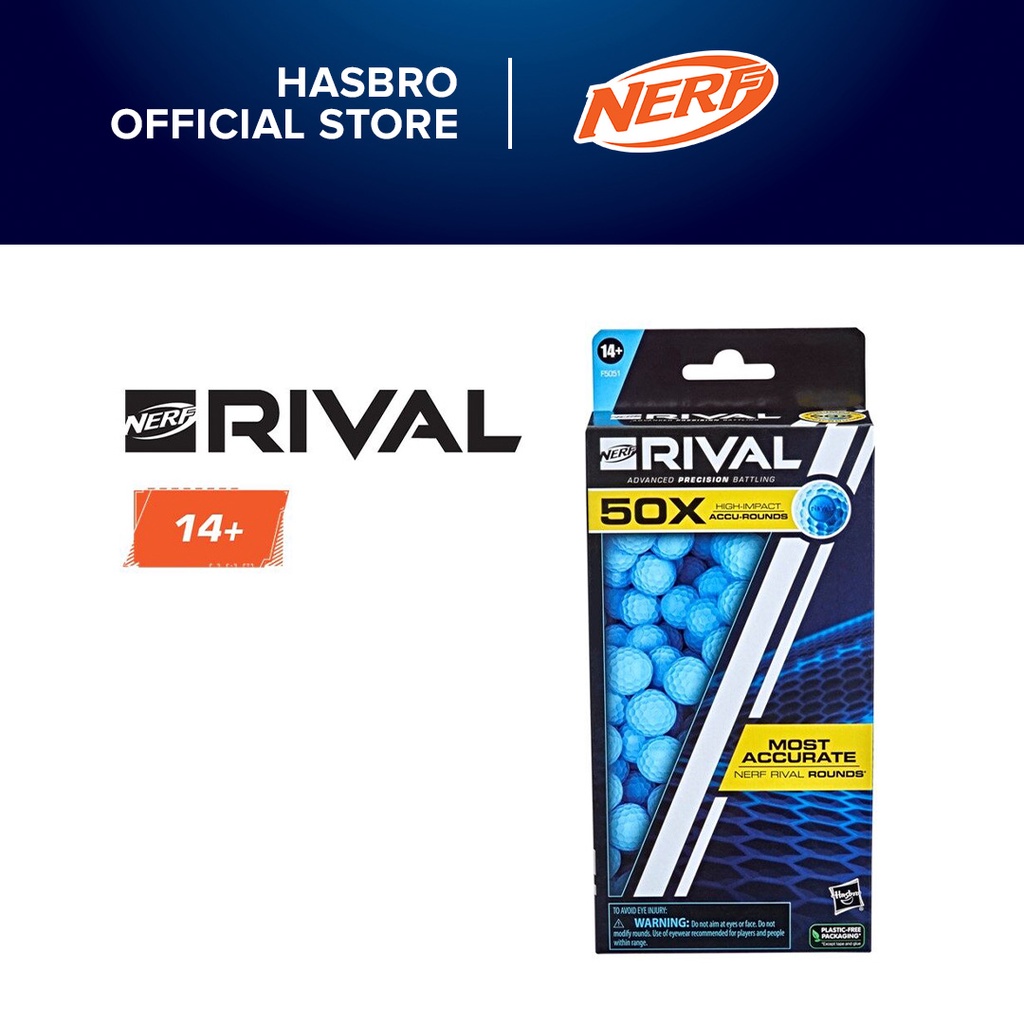 Nerf Rival 50 Accu-round Refill, Includes 50 Nerf Rival Accu-Rounds The ...