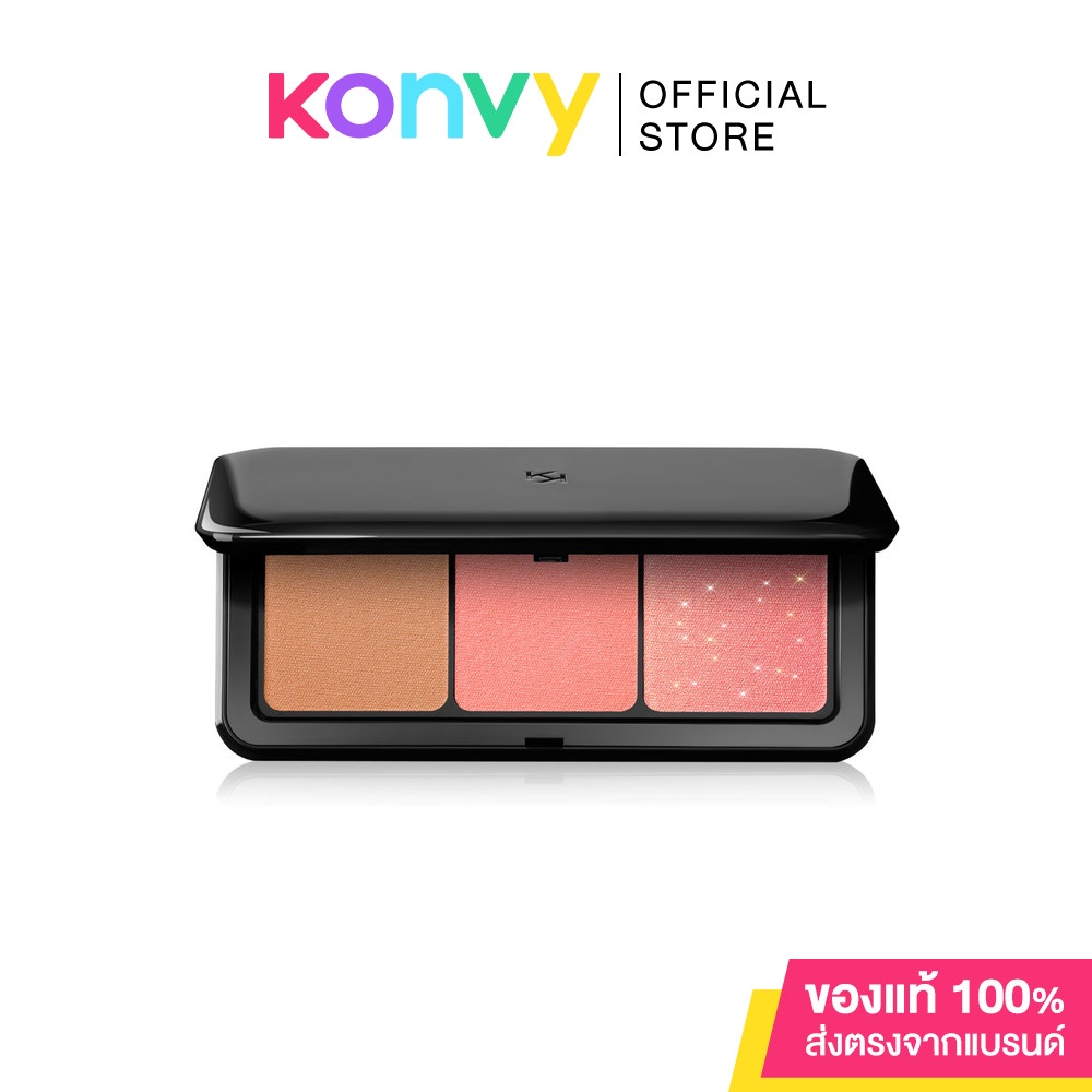 KIKO MILANO Multi Finish Trio Blush & Bronzer Palette 7g 01 Coral 1