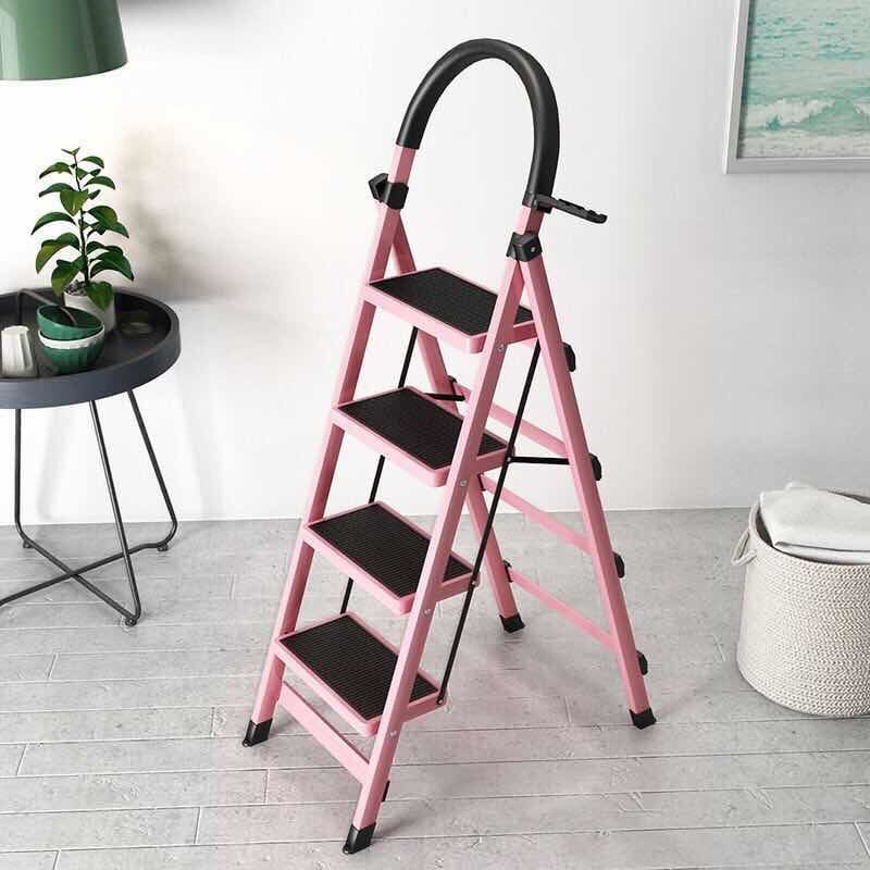 Ladder family folding ladder four-step five-step ladder multi ...