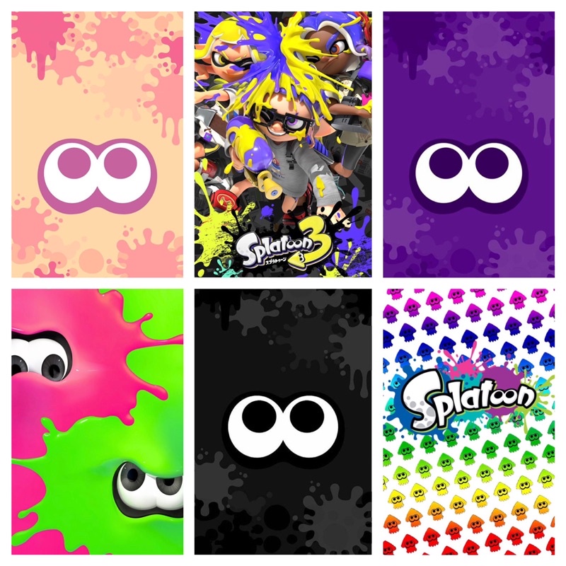 SPLATOON STICKER CARD / SPLATOON EZLINK CARD STICKERS / CUSTOMISE GAME