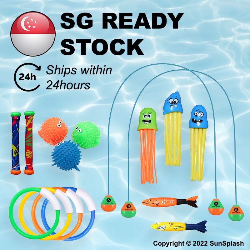 [SG Stock] Diving Toy Kids Swim Dive Coach Underwater Swimming Pool