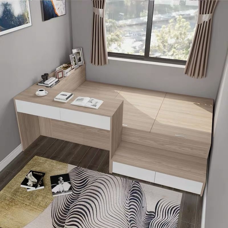 【Pro One Project】Bedframe with Study Table with storage Drawers (M0140