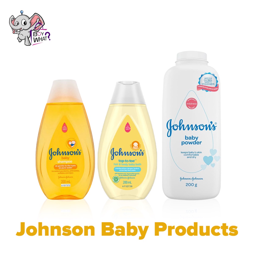 [Single Sale] Johnson Baby Series Products - Baby Powder / Hair & Body ...