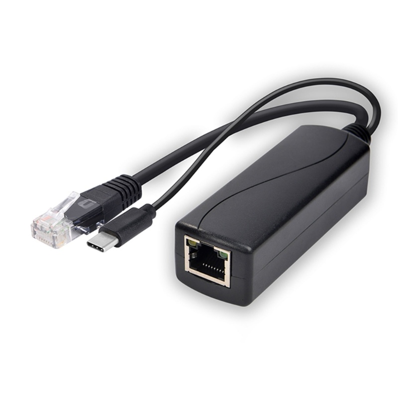 Stat POE Splitter 48V To 5V MicroUSB Type C DC5 5x2 1mm DC3 5x1 35mm ...