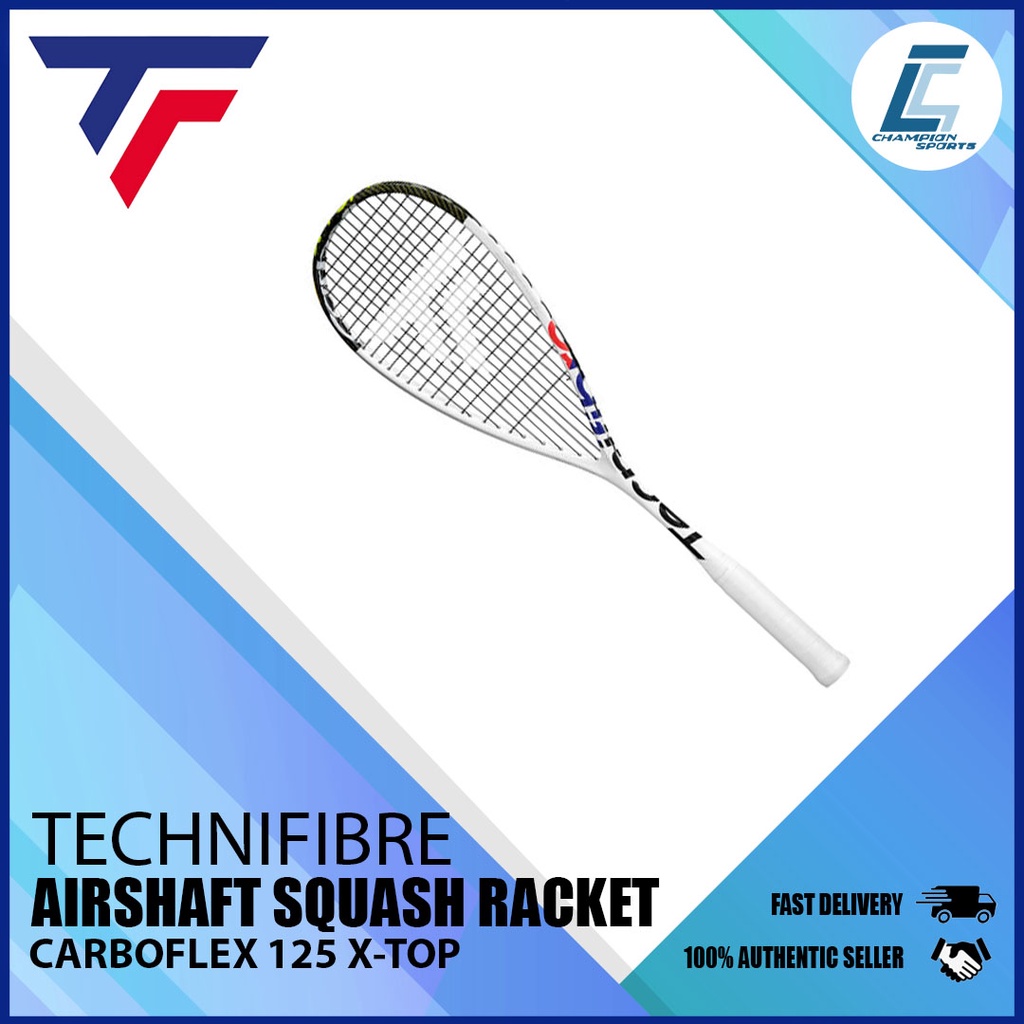 Technifibre Carboflex 125 XTop Squash Racket (12CAR125XT) Shopee