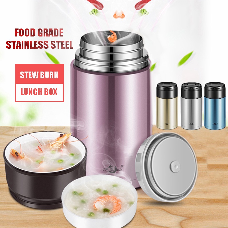 Insulated Lunch Box 304 Stainless Steel Thermos Food