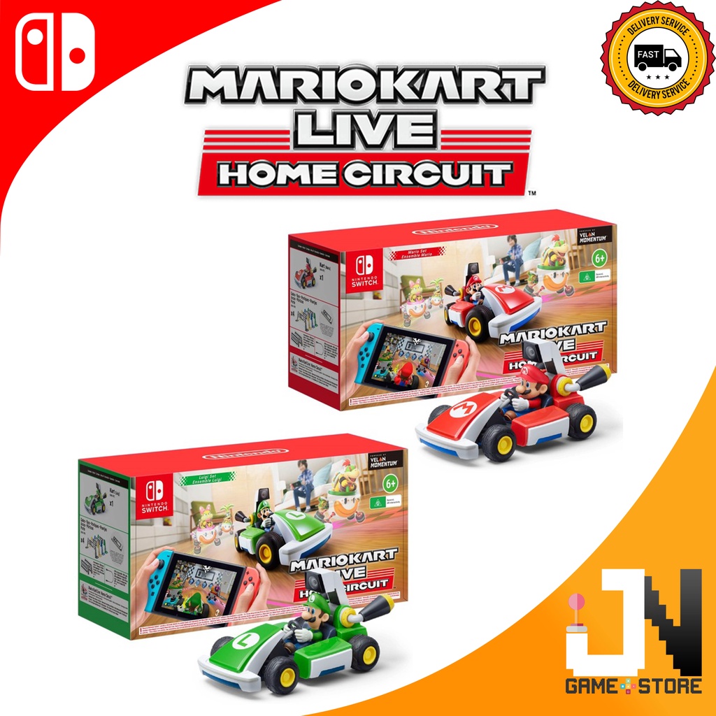 Mario Kart World Mario Kart Live: Home Circuit Luigi Set Switch