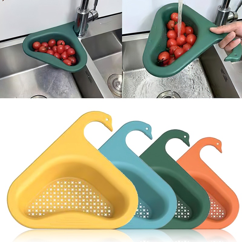 Kitchen Sink Strainer Leftover Drain Basket Soup Garbage Filter 