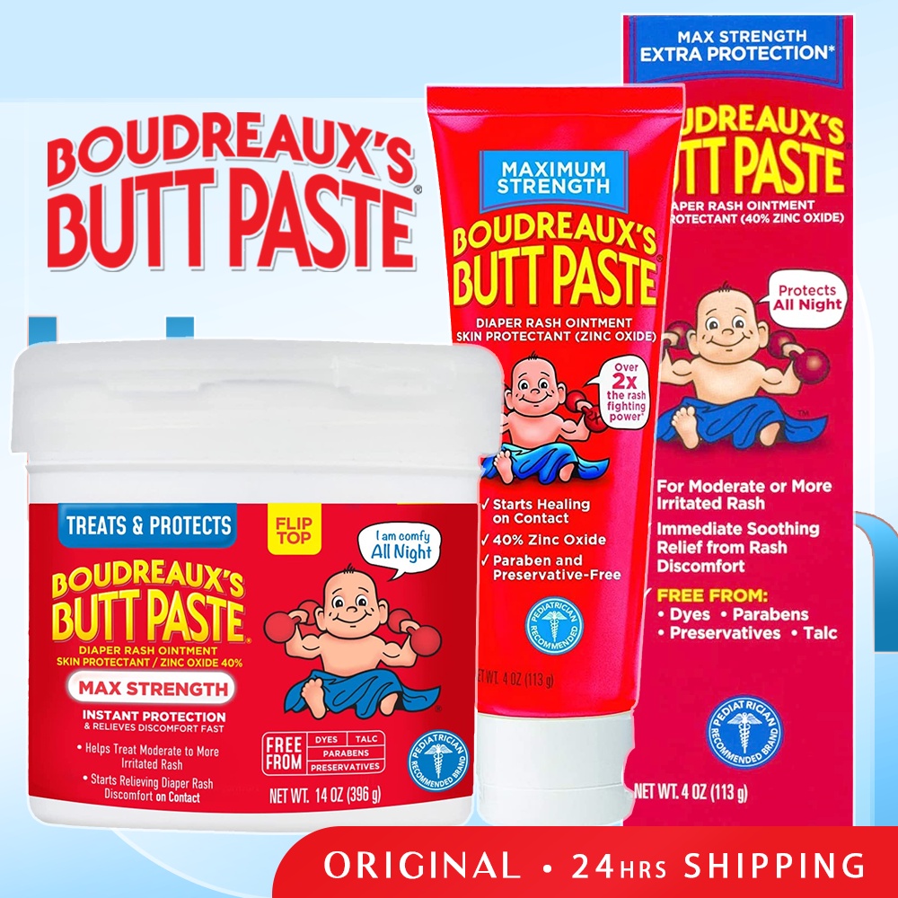 Boudreauxs Butt Paste Diaper Rash Ointment Maximum Strength Shopee Singapore 3495