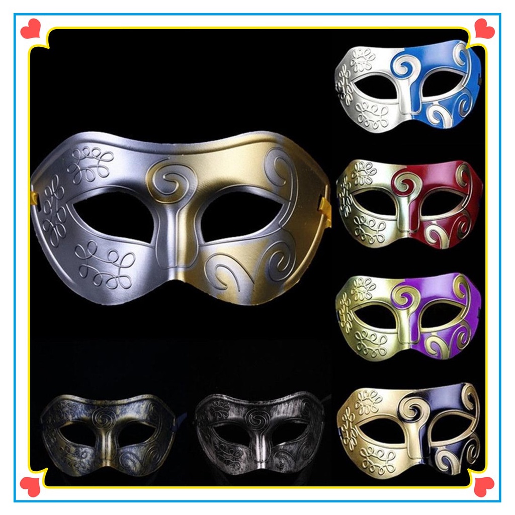 Retro Men Male Roman Gladiator Masquerade Mask Costume Party Fancy ...