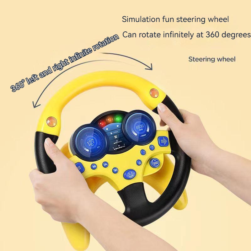 Kids Steering Wheel Children Steering Wheel Car Assistant Driving Baby